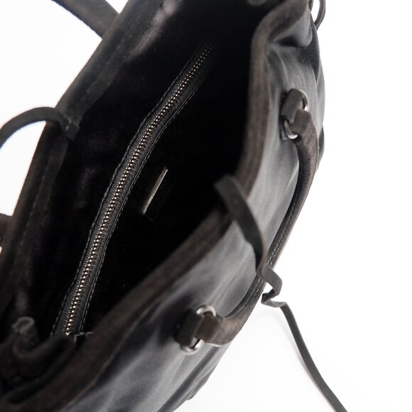 Authentic Preowned Prada Black Satin Small Handbag - Picture 3 of 10